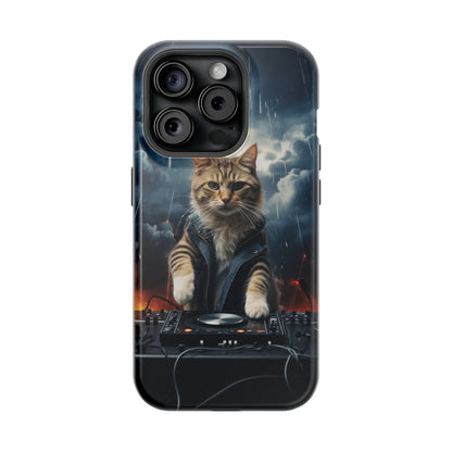 MagSafe Tough Cases for iphone - Pet Lover Series - Cat DJ Storm 1