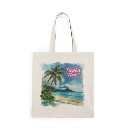 Natural Tote Bag - Tropics Now Series 1