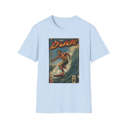 The Dude Retro Comic Surfer T-Shirt