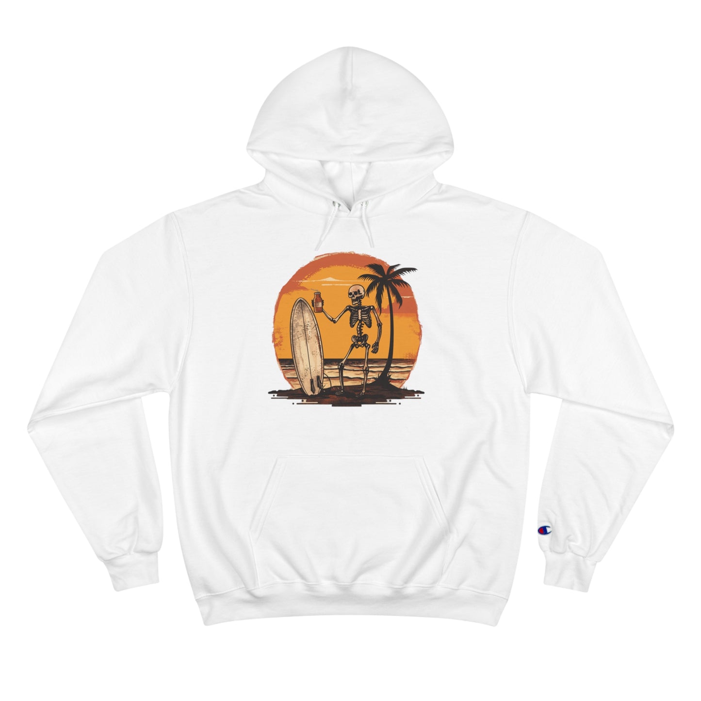 Pau Hana Surf Skeleton Hoodie - v3