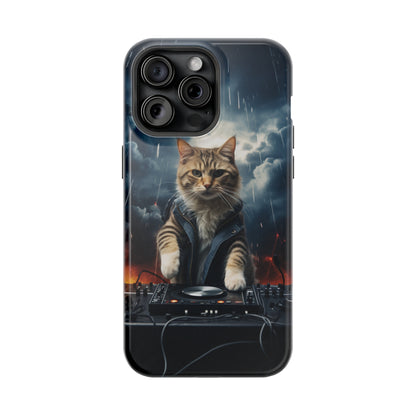 MagSafe Tough Cases for iphone - Pet Lover Series - Cat DJ Storm 1