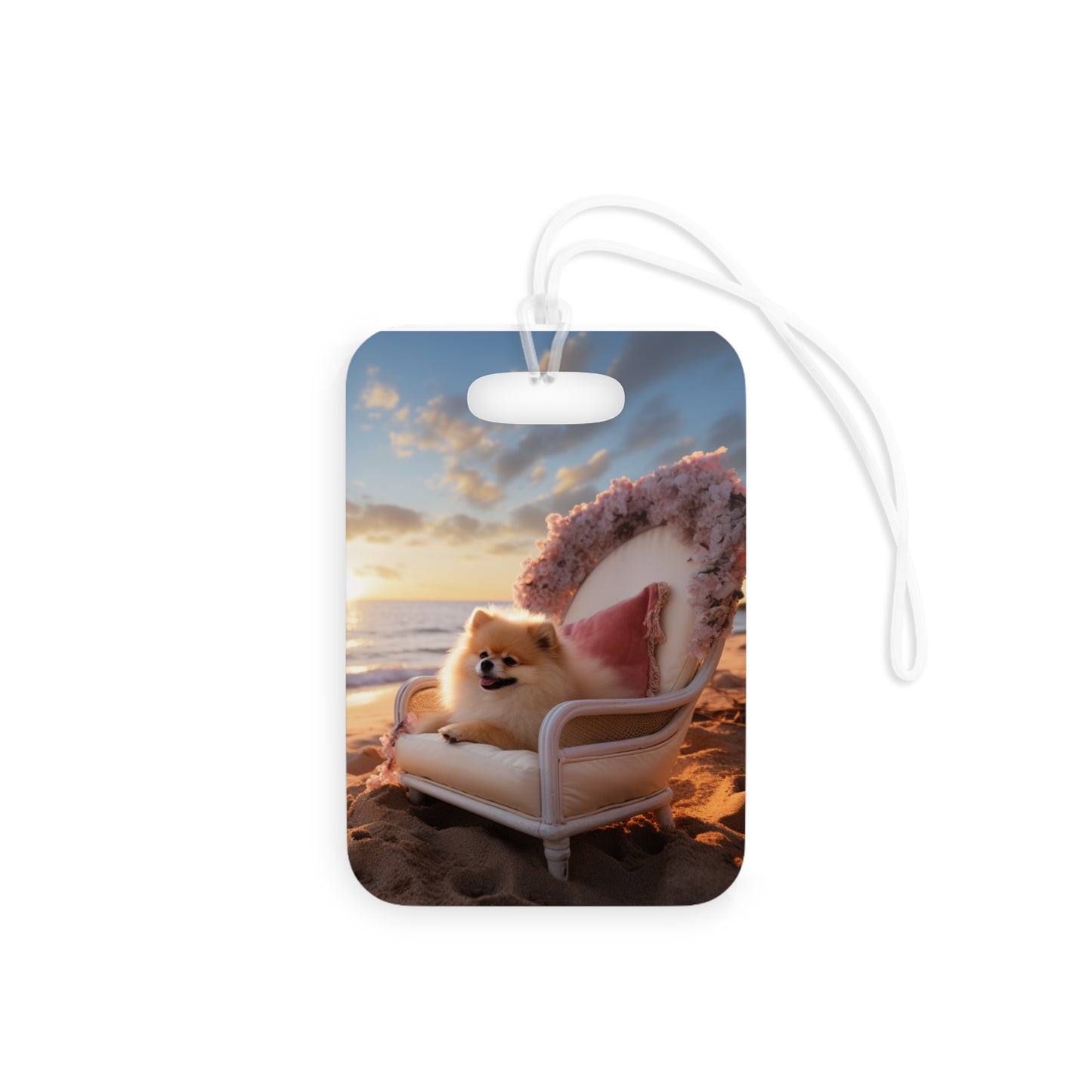 Luggage Tag, Bag Tag Amazing Pet Prints Pomeranian v2