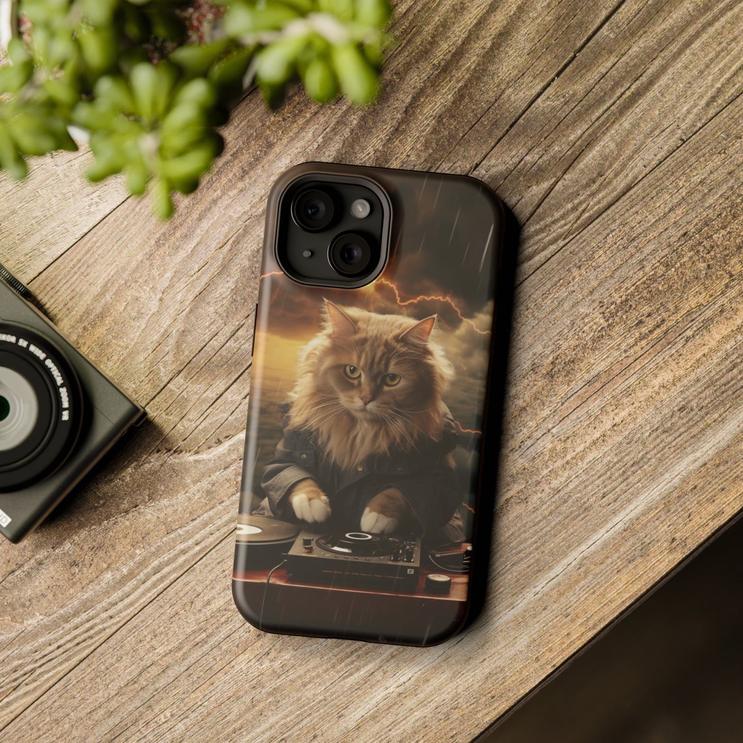 MagSafe Tough Cases for iphone - Pet Lover Series - Cat Dj Storm 3