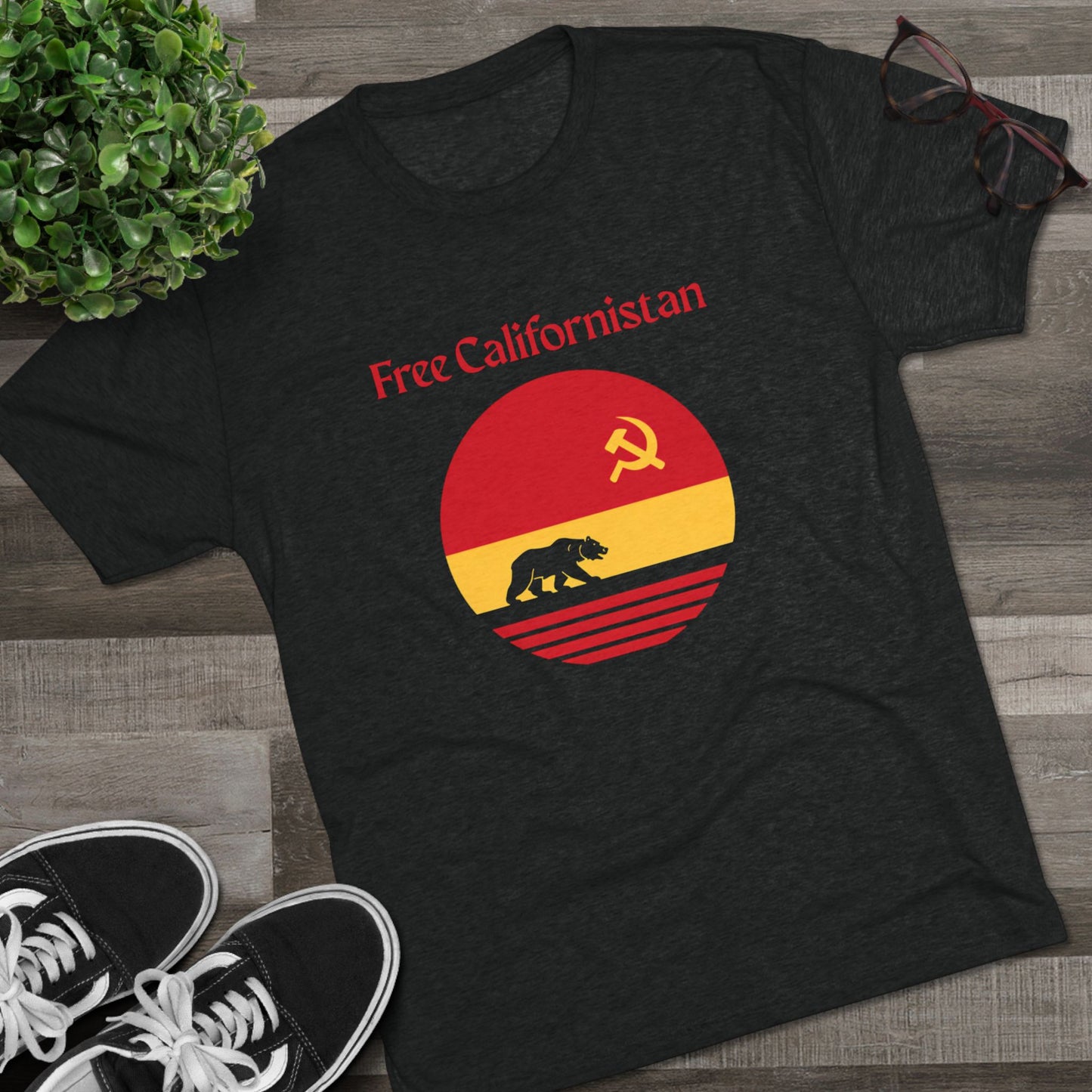 Unisex Tee Free Californistan Satirical Shirt