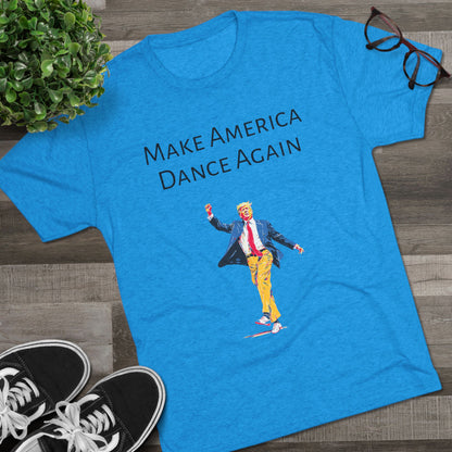 Trump DJ Tee V3 - Unisex Tri-Blend Crew