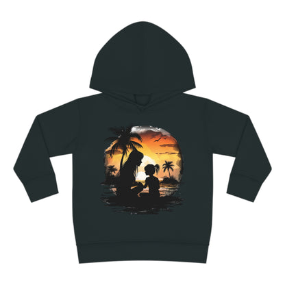 Toddler Pullover Fleece Hoodie - mom and me beach