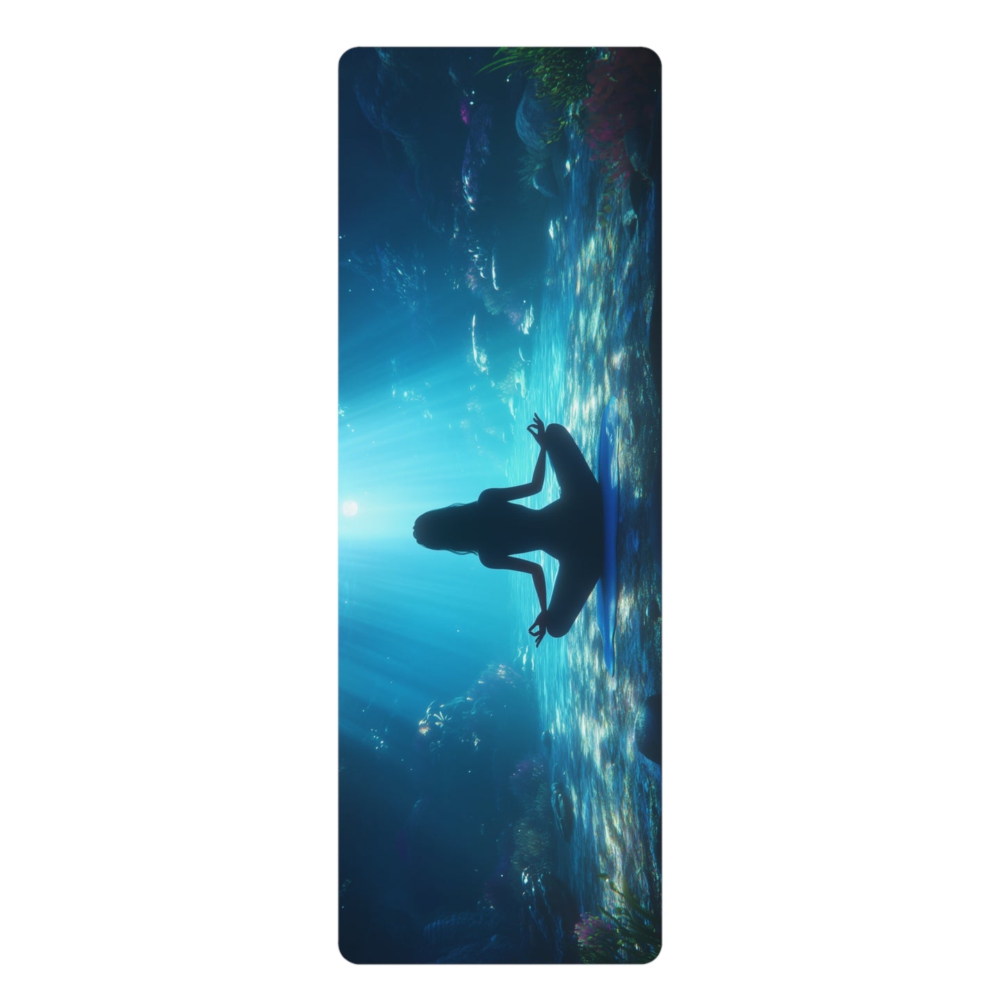 Serene Ocean Yoga Mat - Perfect for Meditation and Practice V6