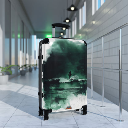 Stylish Surfer at Night Design - luggage