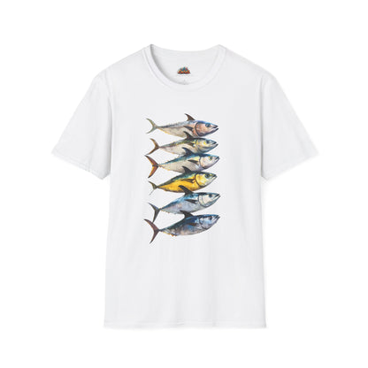 Soft 100% Ring-Spun Cotton - Artsy T-Shirt Collection - Artsy Designs Tuna V1