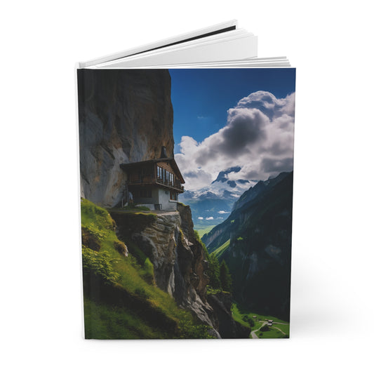 Hardcover Journal Matte - Imagination Homes Series Awesome Cliff House 2