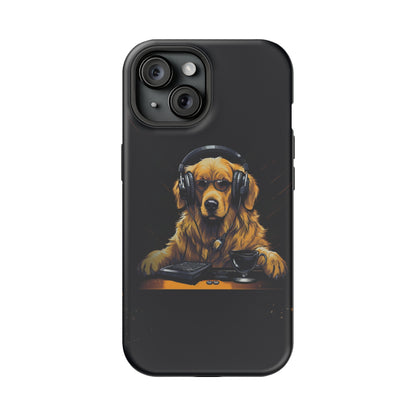 MagSafe Tough Cases for iphone 15 - Pet Lover Series - Golden Retriever 1