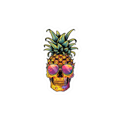 Stickers by Floral Fusion - Skull Pineapple v1