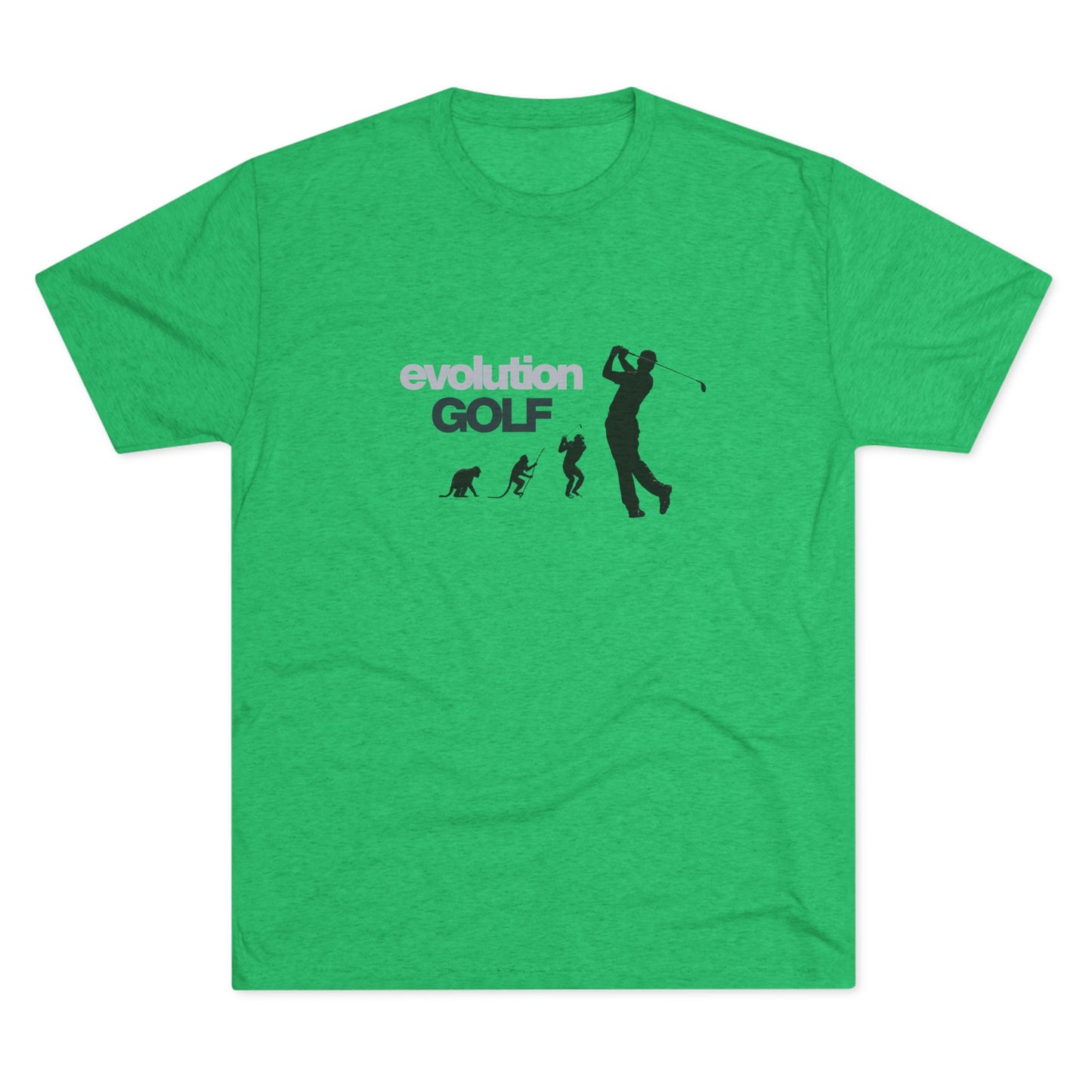 T-Shirt - Evolution Golf Ape to Golfer Satire Tee