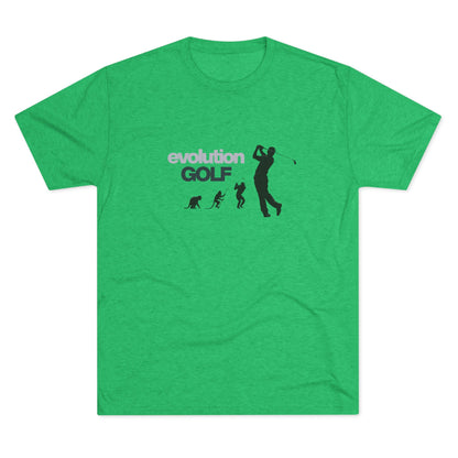 T-Shirt - Evolution Golf Ape to Golfer Satire Tee