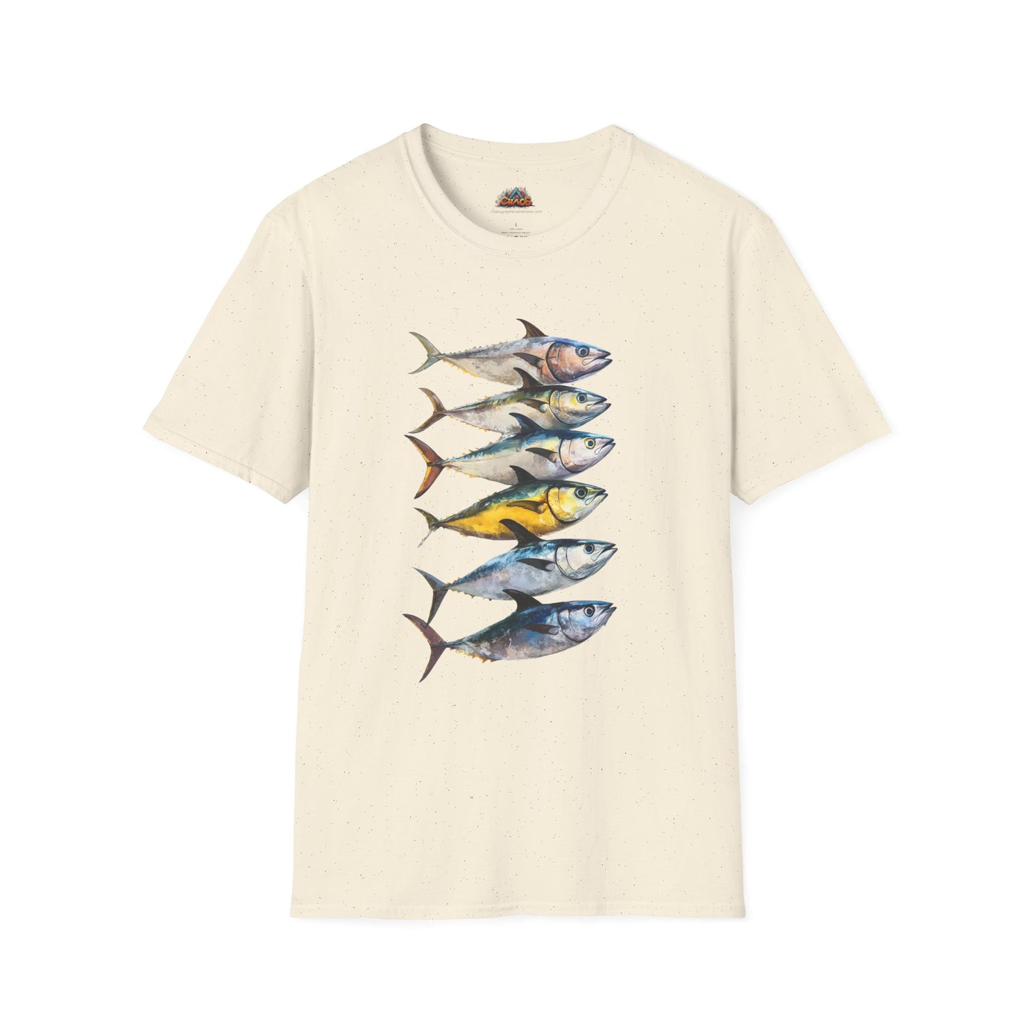 Soft 100% Ring-Spun Cotton - Artsy T-Shirt Collection - Artsy Designs Tuna V1