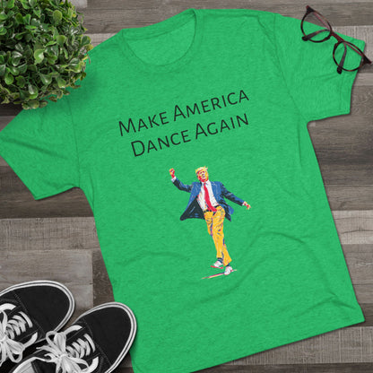 Trump DJ Tee V3 - Unisex Tri-Blend Crew