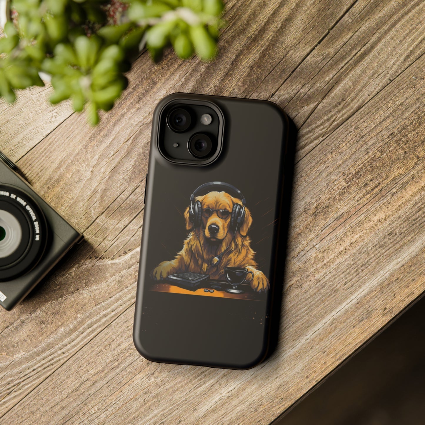 MagSafe Tough Cases for iphone 15 - Pet Lover Series - Golden Retriever 1