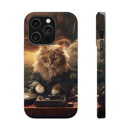 MagSafe Tough Cases for iphone - Pet Lover Series - Cat Dj Storm 3