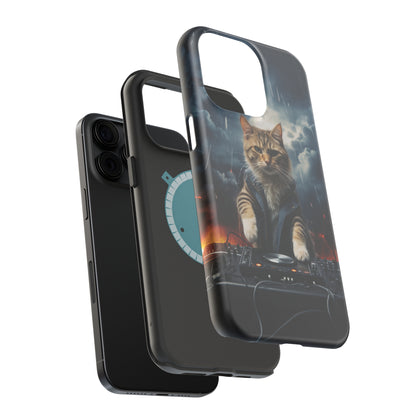 MagSafe Tough Cases for iphone - Pet Lover Series - Cat DJ Storm 1