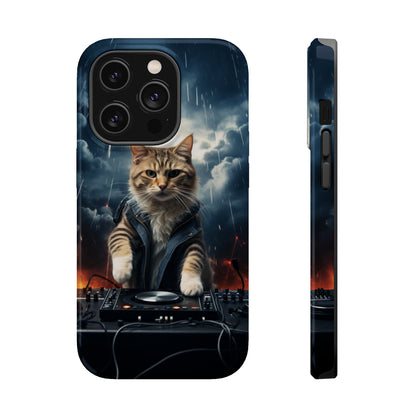 MagSafe Tough Cases for iphone - Pet Lover Series - Cat DJ Storm 1