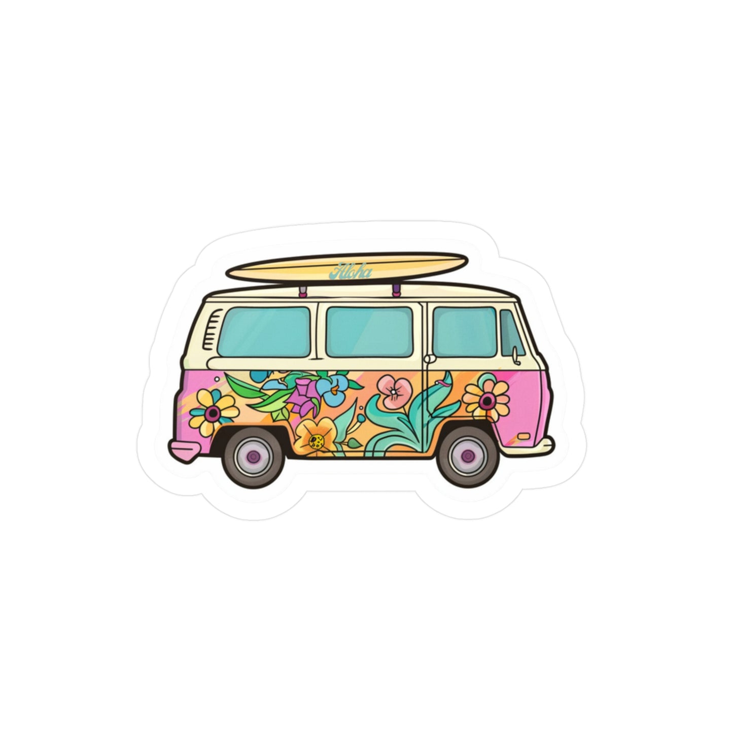 Stickers by Floral Fusion - Camper Van Series V2