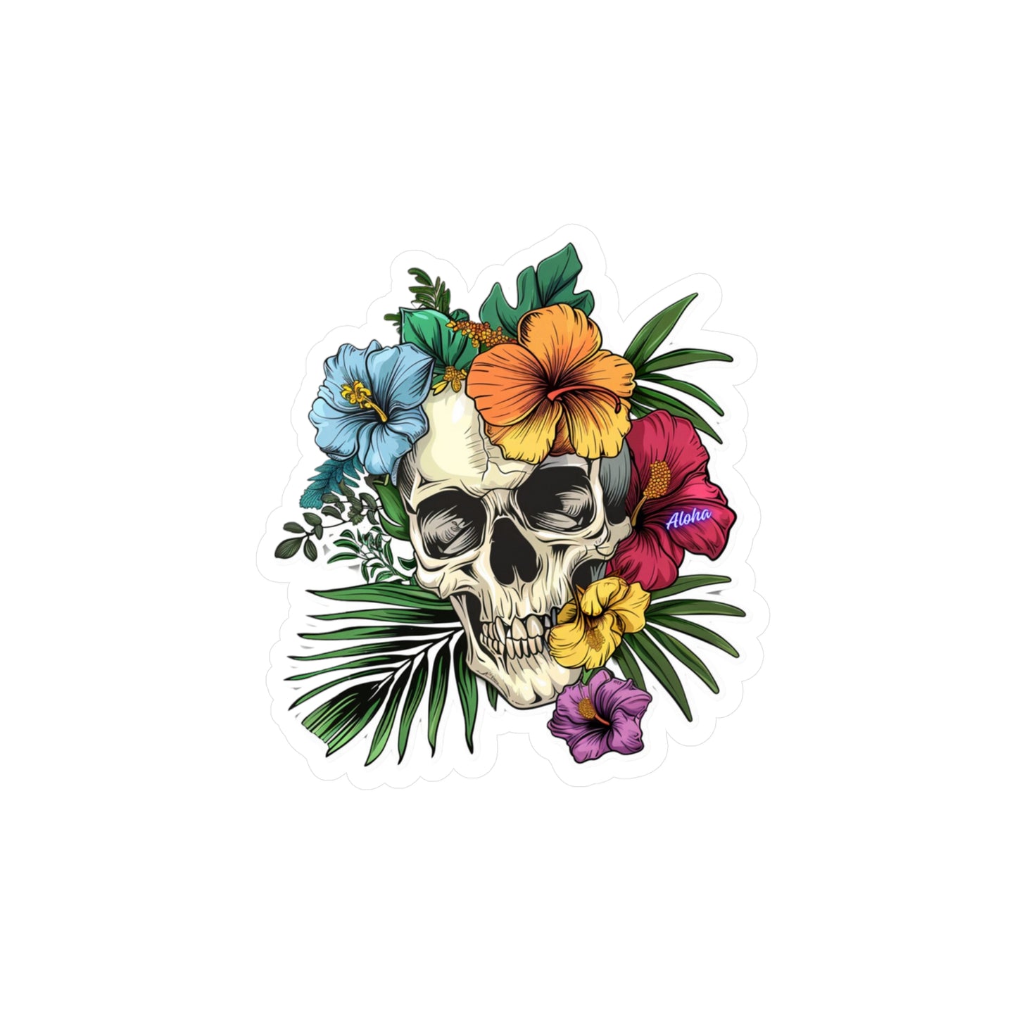 Stickers by Floral Fusion - Pineapple Skull v2