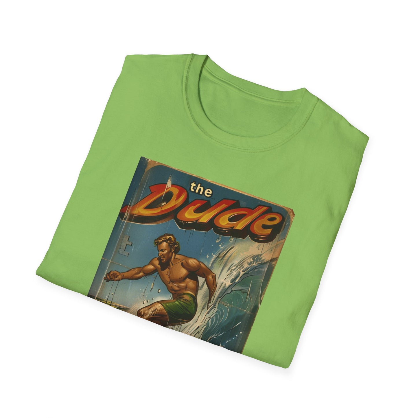 The Dude Retro Comic Surfer T-Shirt