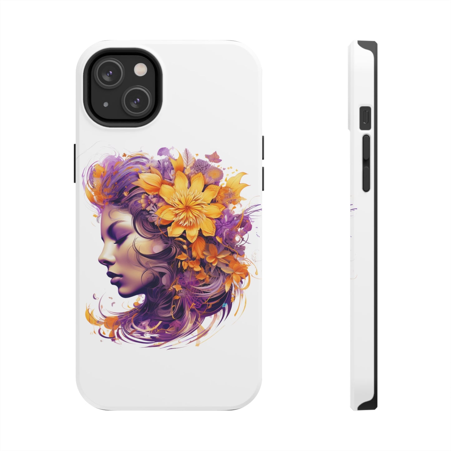 Tough IPhone Case by Floral Fusion Graphics - Girl Power Series 2