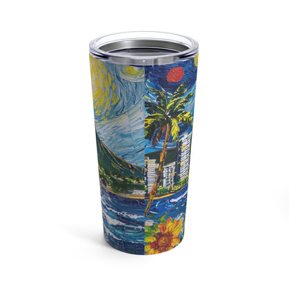 Tumbler 20oz - Van Gogh Meets Waikiki v1