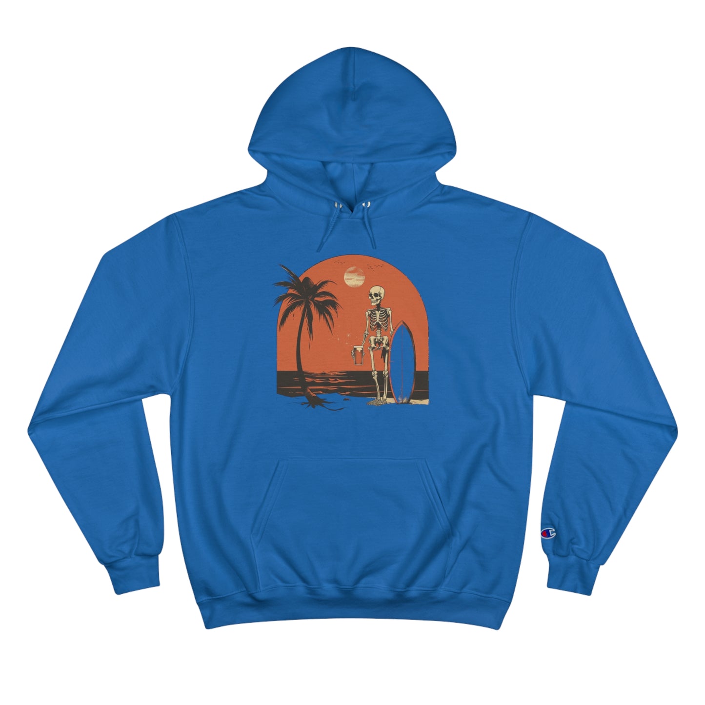 Pau Hana Surf Skeleton Hoodie - v2