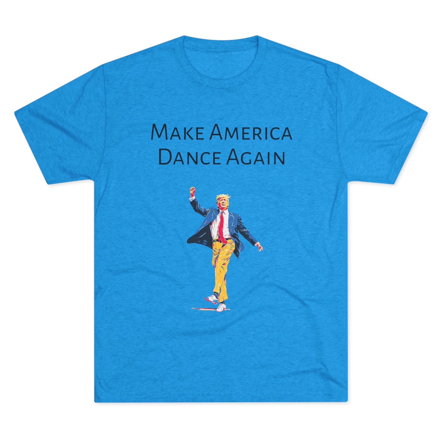Trump DJ Tee V3 - Unisex Tri-Blend Crew
