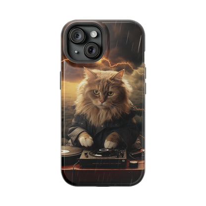 MagSafe Tough Cases for iphone - Pet Lover Series - Cat Dj Storm 3