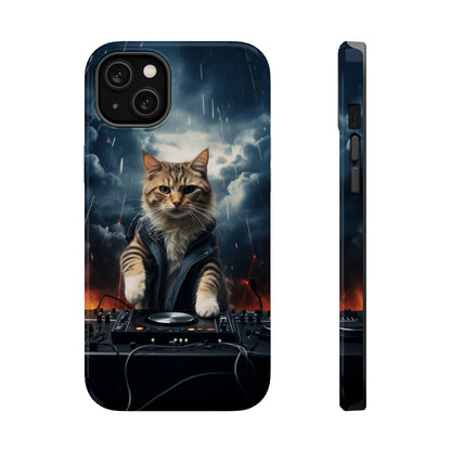 MagSafe Tough Cases for iphone - Pet Lover Series - Cat DJ Storm 1