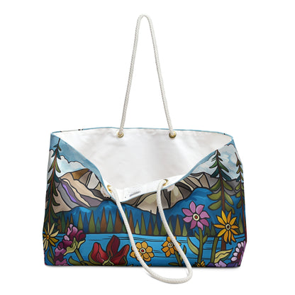 The Beautiful Mountain Tote, Weekender Bag, v