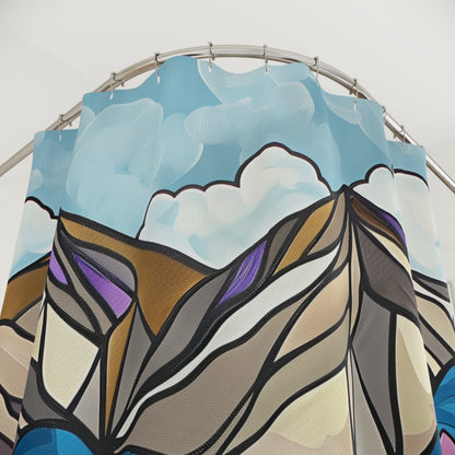 Mountain Art Shower Curtain