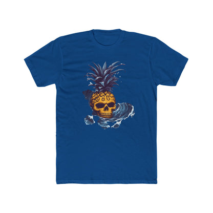 Cotton Tee - Pineapple Skull in Big Wave Design