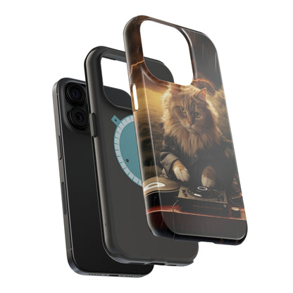 MagSafe Tough Cases for iphone - Pet Lover Series - Cat Dj Storm 3