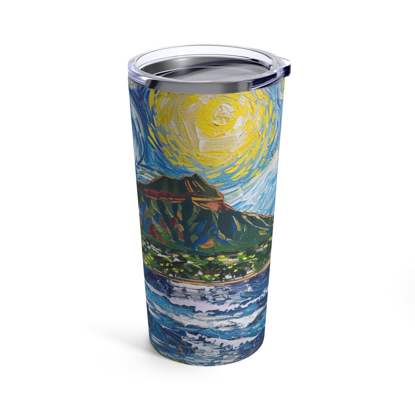 Tumbler 20oz - Van Gogh Meets Waikiki v1