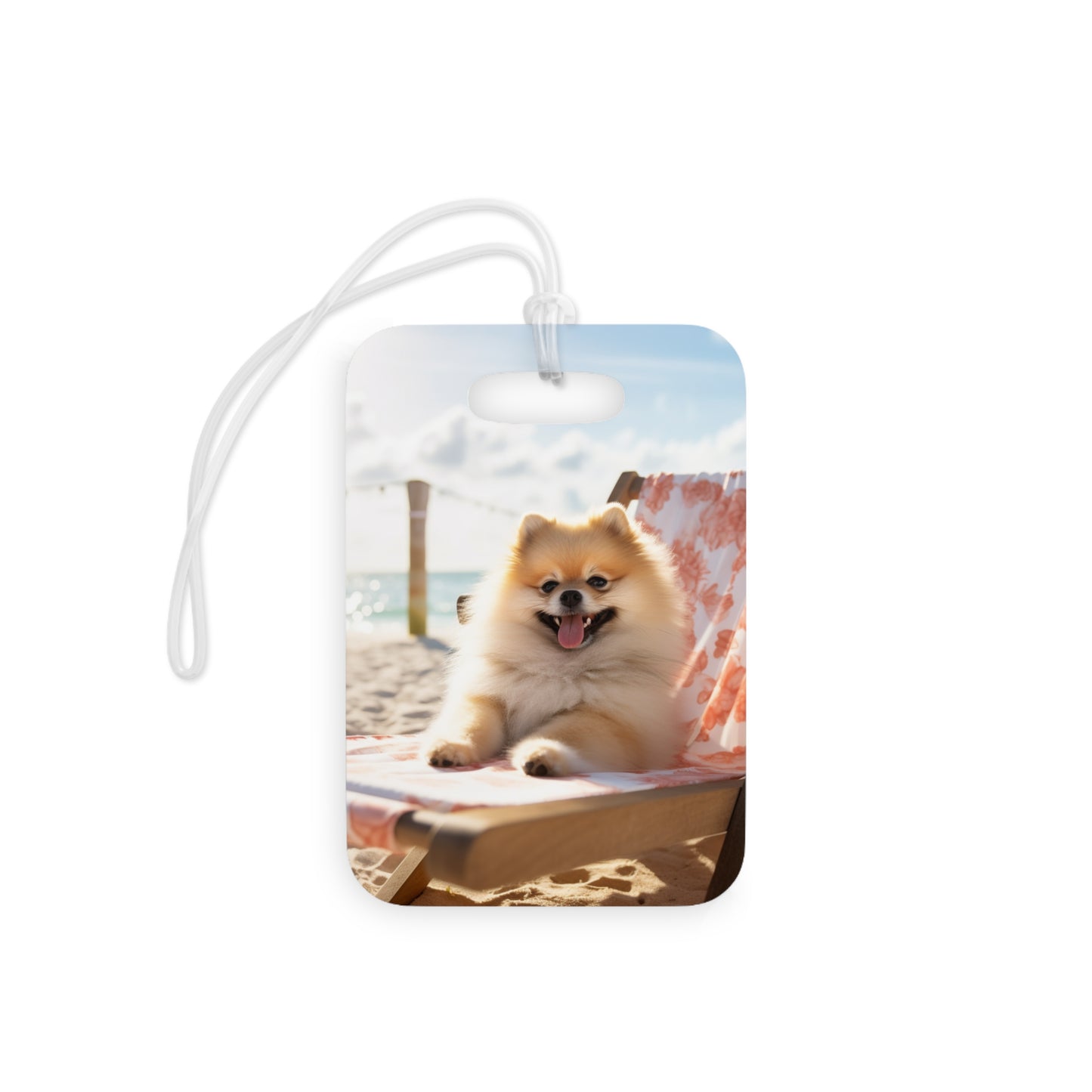 Luggage Tag, Bag Tag Amazing Pet Prints Pomeranian v3