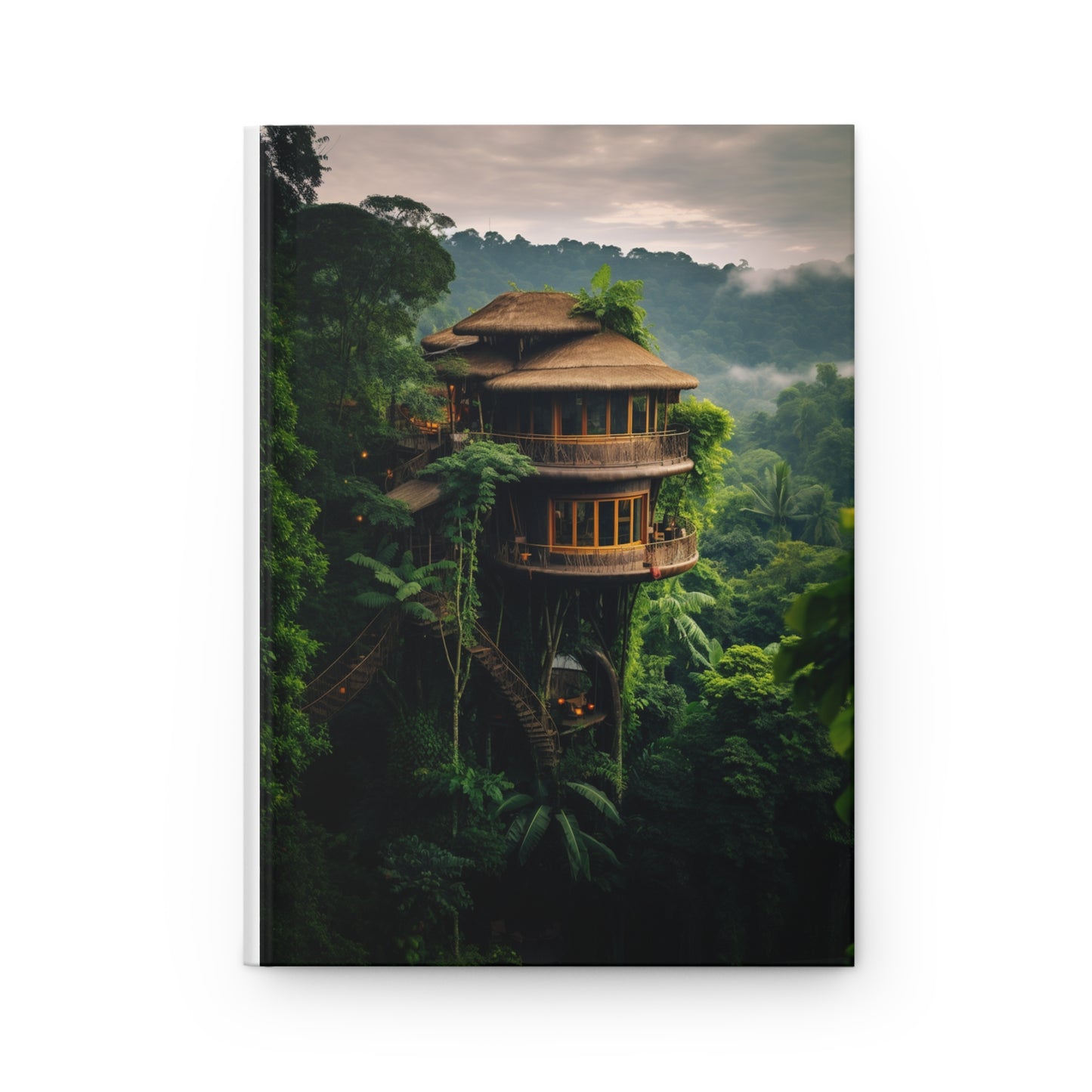 Hardcover Journal Matte - Imagination Homes Series Awesome Tree House 2