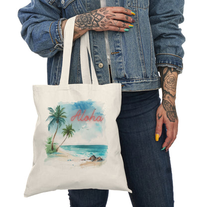 Natural Tote Bag - Tropics Now Series 3