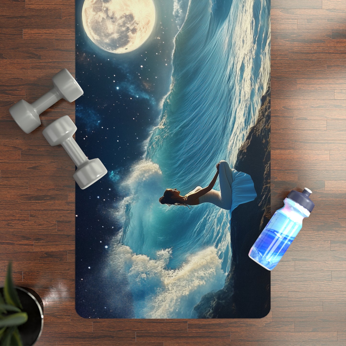 Serene Ocean Yoga Mat - Perfect for Meditation and Practice