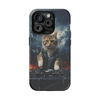 MagSafe Tough Cases for iphone - Pet Lover Series - Cat DJ Storm 1