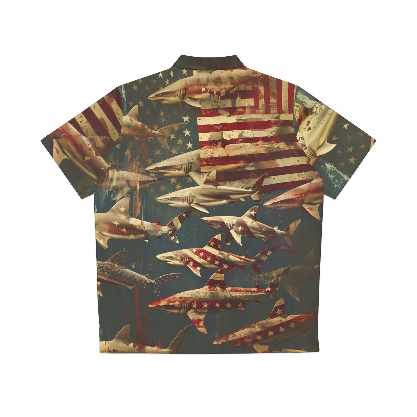 Shark of July - Aloha Shirt V1