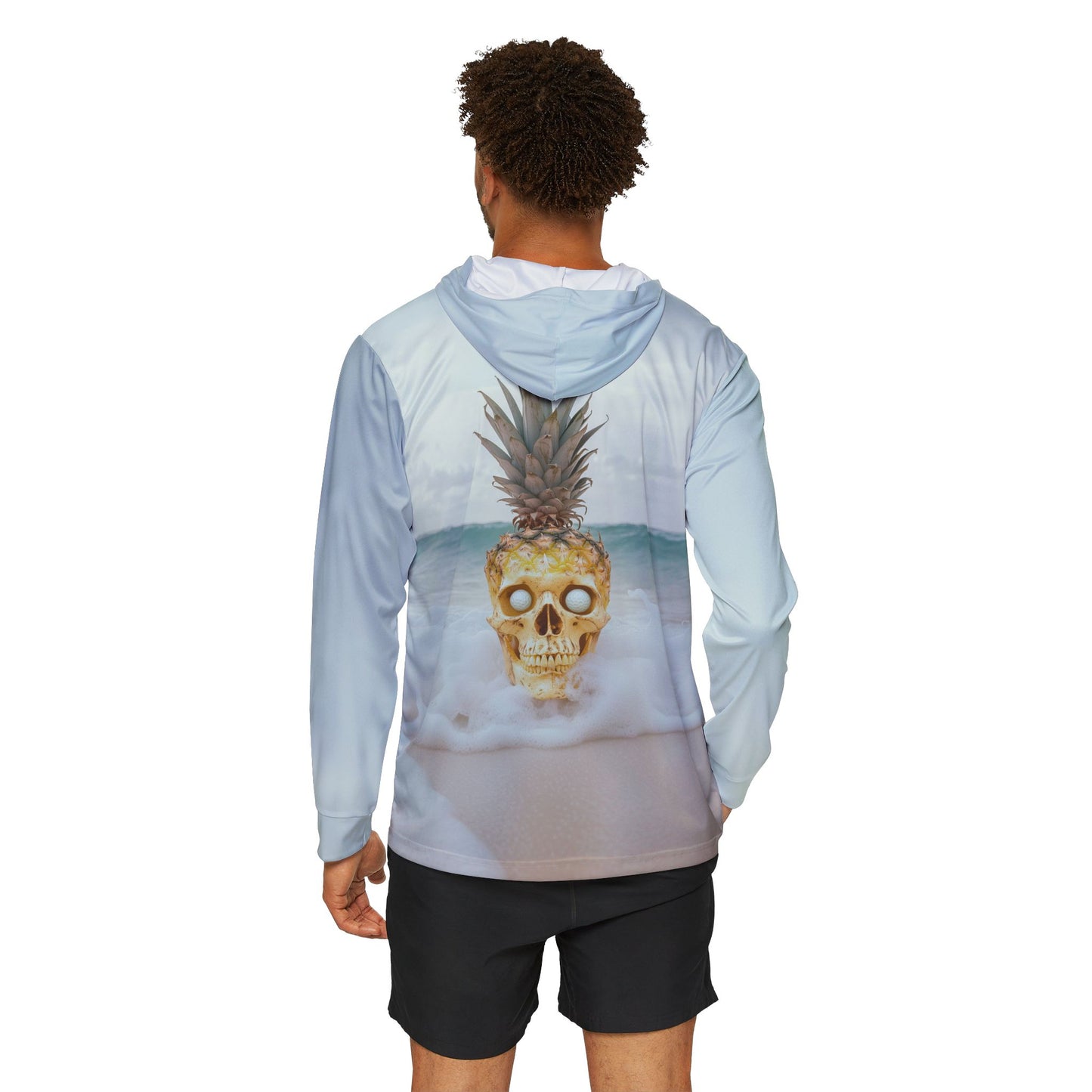 Summer Vibes Pineapple Skull Hoodie