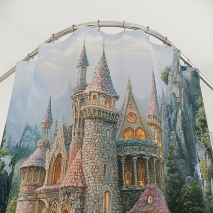 Kids Enchanted Kingdom Shower Curtain