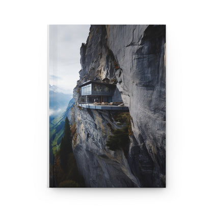 Hardcover Journal Matte - Imagination Homes Series Awesome Cliff House 3