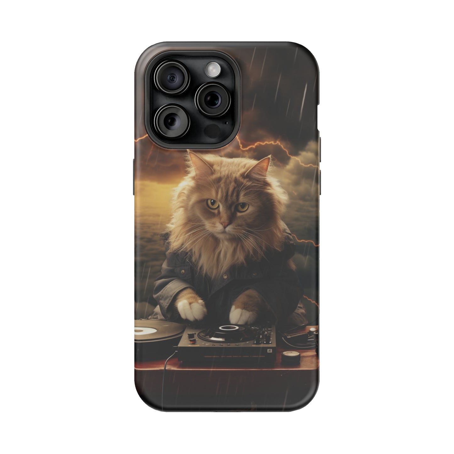 MagSafe Tough Cases for iphone - Pet Lover Series - Cat Dj Storm 3