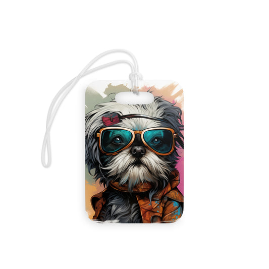 Luggage, Bag Tags Amazing Pet Prints Shih Tzu v2