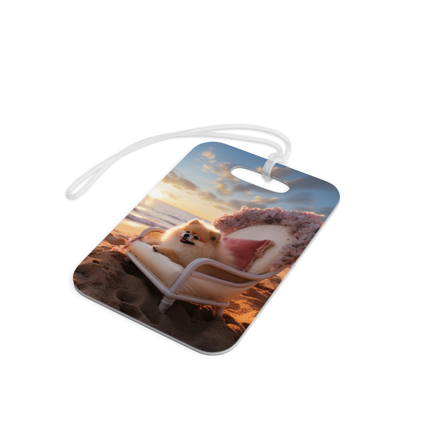 Luggage Tag, Bag Tag Amazing Pet Prints Pomeranian v2